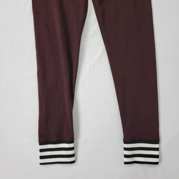 Adidas W Cho Legging DX 1243 Womens Size XS pants stretch "Night Red" wine NEW - Picture 3 of 8